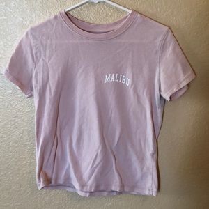 Brandy Melville Malibu pink T-shirt